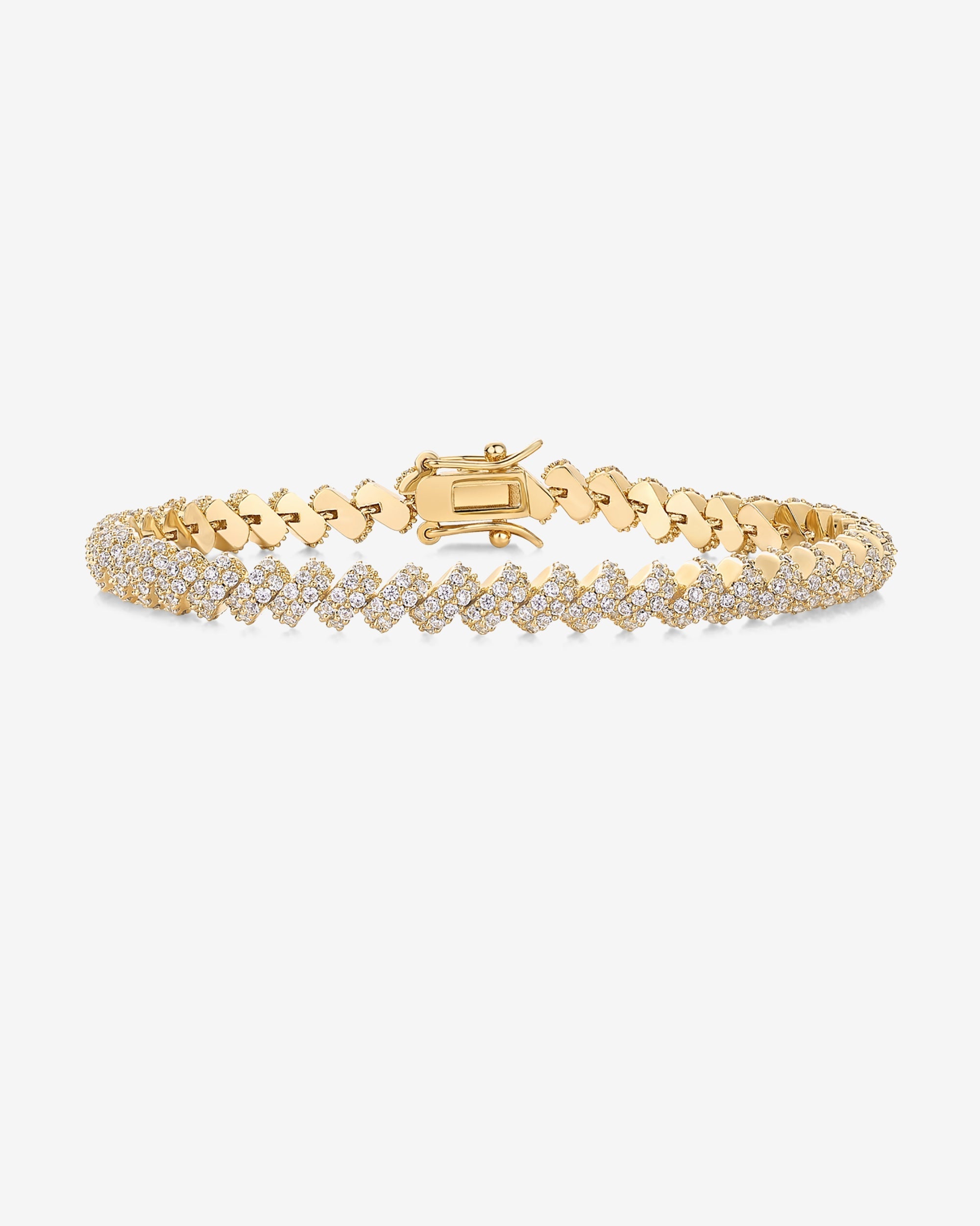 Jewlari Bracelet Naviiz Yellow Gold 6.5 Inches Yellow Gold / 6.5 Inches