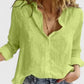 Botanical Floral V-Neck Blouse