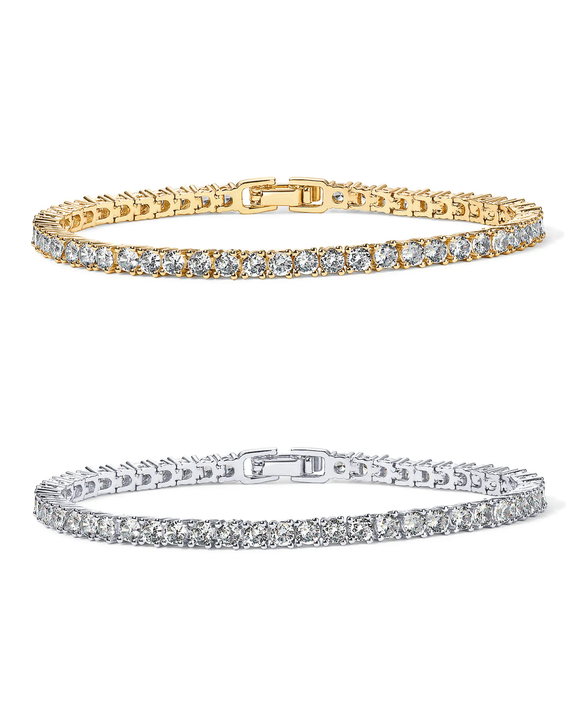 Naviiz Tennis Naviiz Yellow & White Gold 6.5 Inch Yellow & White Gold / 6.5 Inch