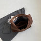 Hobo Bag Faux Suede with Magnetic Closure, Pouch and Laptop Fit