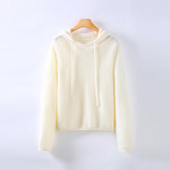 Cashmere-Feel Feather-Light Hoodie