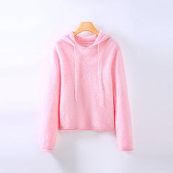Cashmere-Feel Feather-Light Hoodie