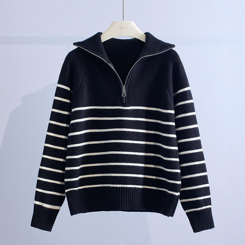 Soft Cotton Zip Jumper
