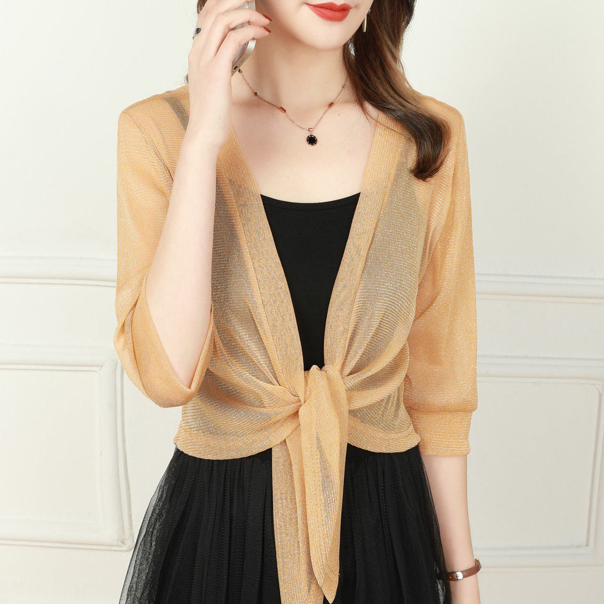 Sheer Lightweight Layering Cardigan