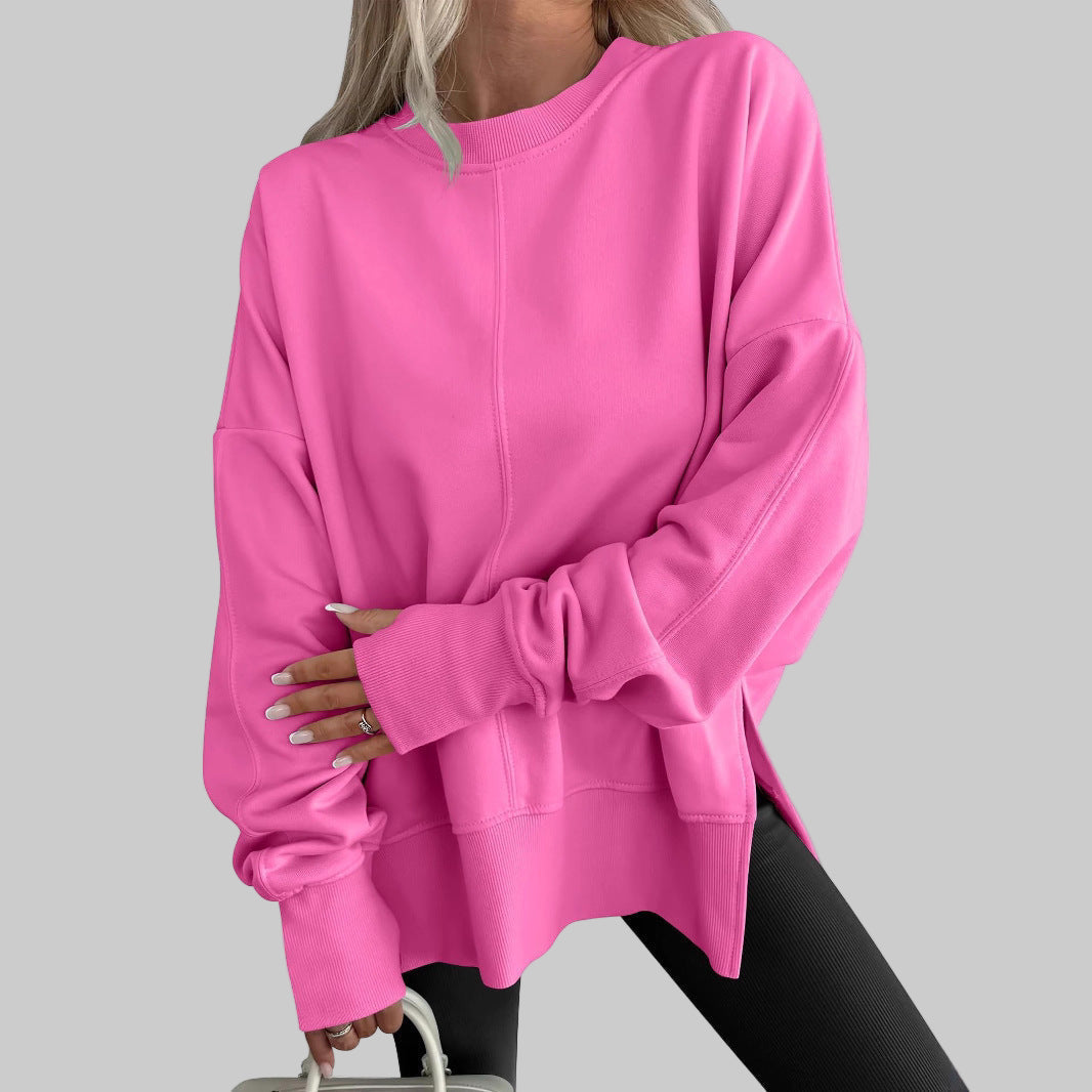 Oversized Premium Cotton-Blend Sweatshirt