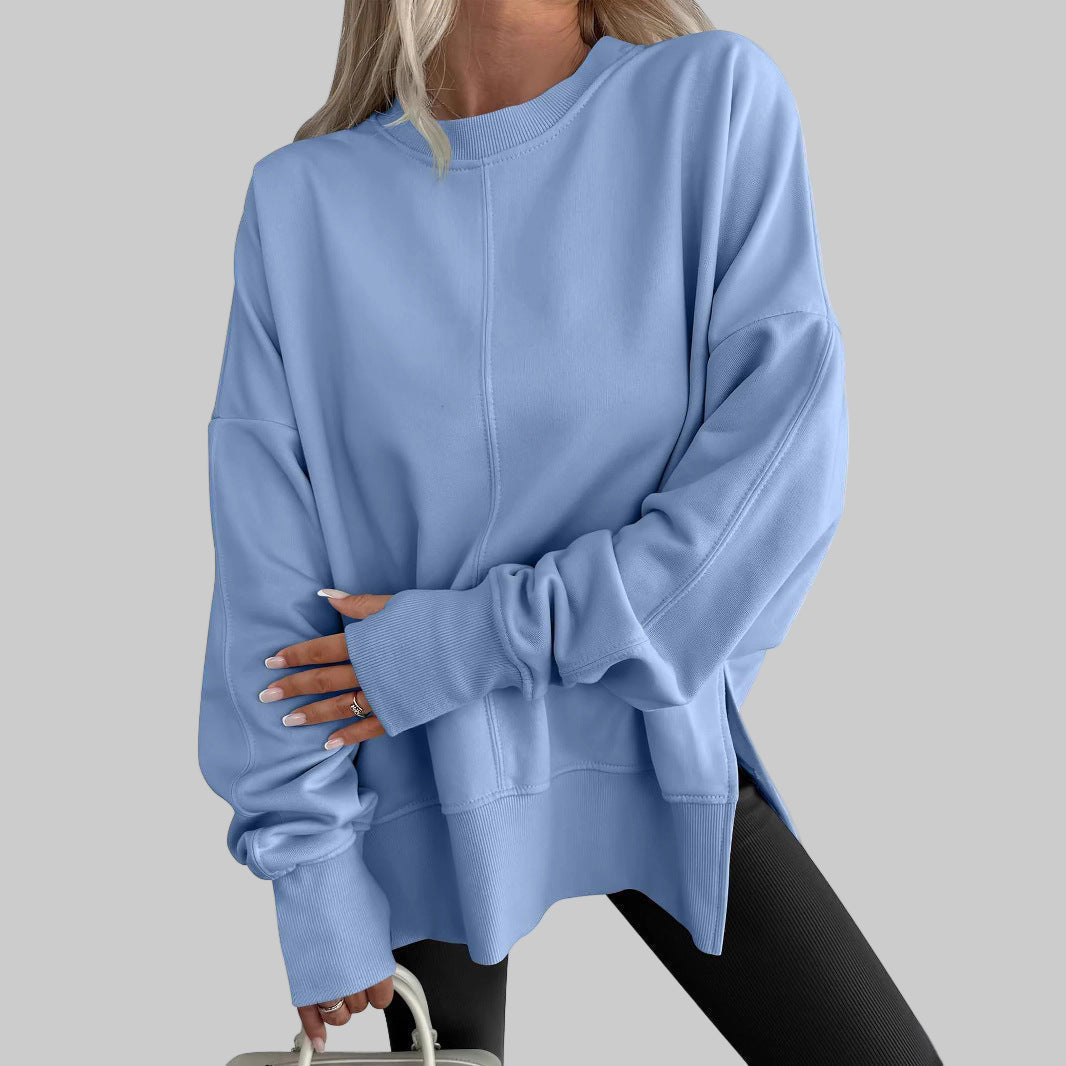 Oversized Premium Cotton-Blend Sweatshirt