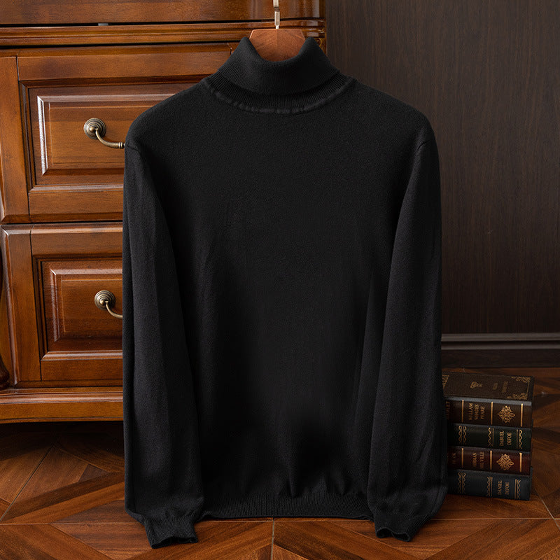 Cashmere-Feel Roll Neck Jumper