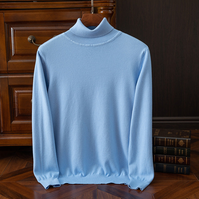 Cashmere-Feel Roll Neck Jumper