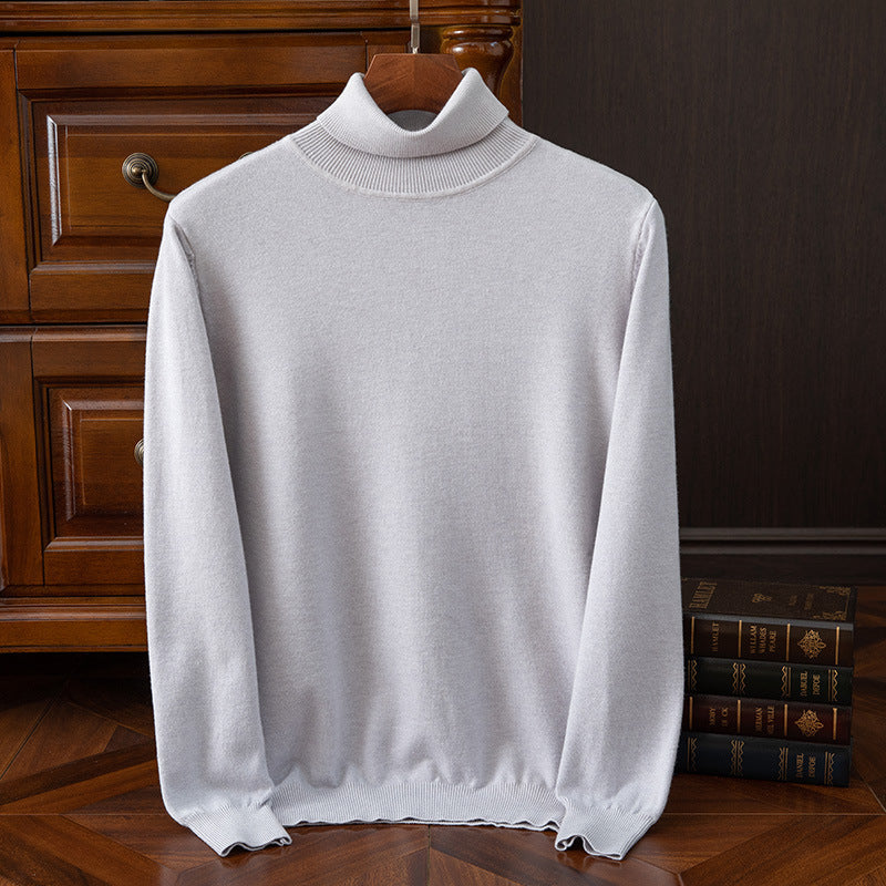Cashmere-Feel Roll Neck Jumper