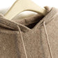 Cashmere-Feel Knitted Hoodie