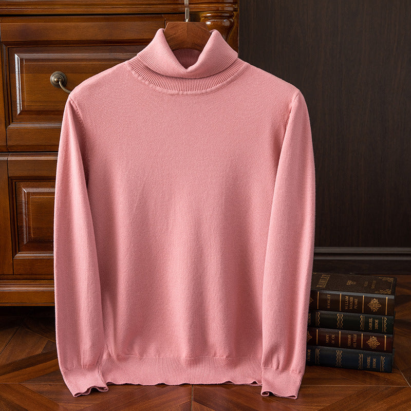 Cashmere-Feel Roll Neck Jumper