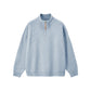 Ribbed Cotton-Blend Quarter-Zip Jumper