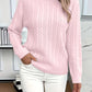 Oversized Cable Crewneck