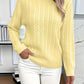 Oversized Cable Crewneck