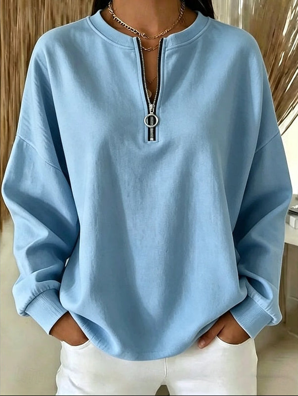 Ring Pull Half-Zip Sweatshirt