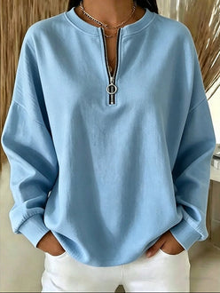 Ring Pull Half-Zip Sweatshirt