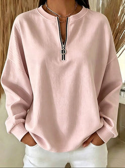 Ring Pull Half-Zip Sweatshirt