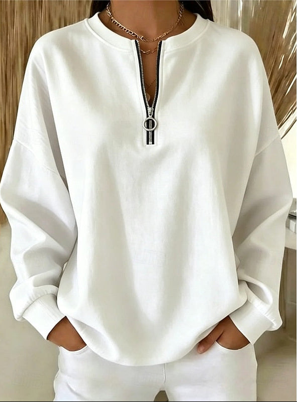 Ring Pull Half-Zip Sweatshirt