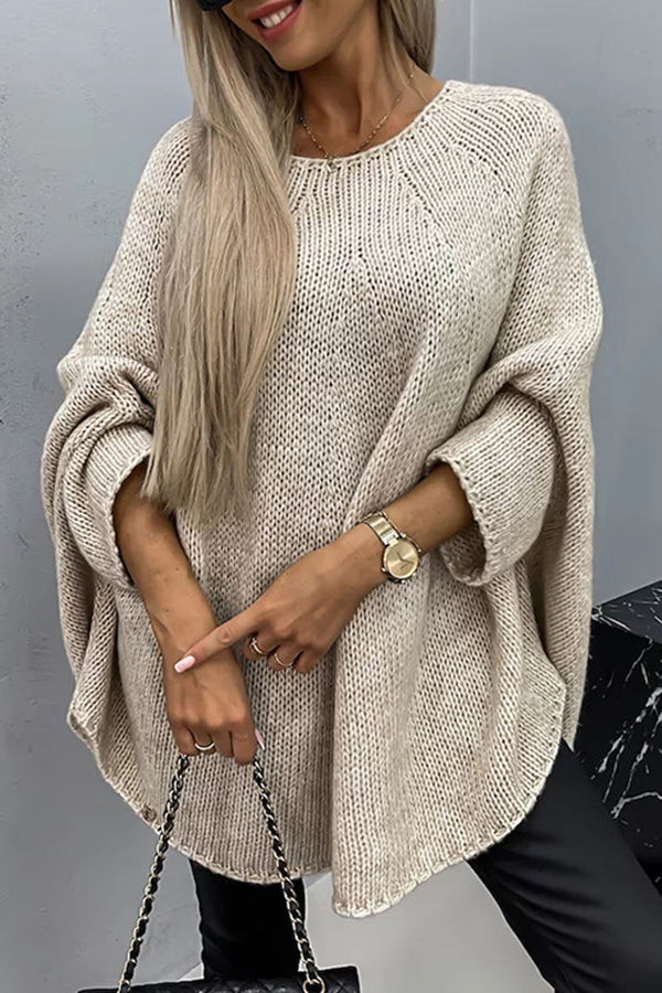 Batwing Poncho Jumper