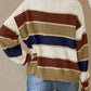 Bold Stripe Oversized Jumper