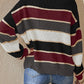 Bold Stripe Oversized Jumper