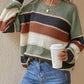 Bold Stripe Oversized Jumper