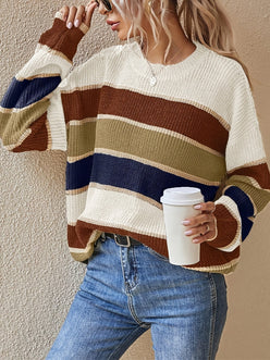 Bold Stripe Oversized Jumper