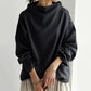 Draped High Neck Jumper
