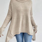 Side Slit Roll Neck Jumper