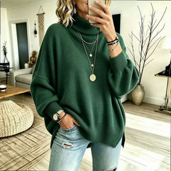 Slouchy Roll Neck Jumper