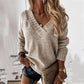 Oversized V-Neck Jumper