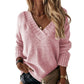 Oversized V-Neck Knit Jumper