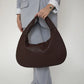 Hobo Bag Woven Faux Leather with Zip and 16-Inch Laptop Fit