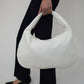Hobo Bag Woven Faux Leather with Zip and 16-Inch Laptop Fit