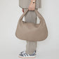 Hobo Bag Woven Faux Leather with Zip and 16-Inch Laptop Fit