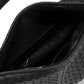 Hobo Bag Woven Faux Leather with Zip and 16-Inch Laptop Fit