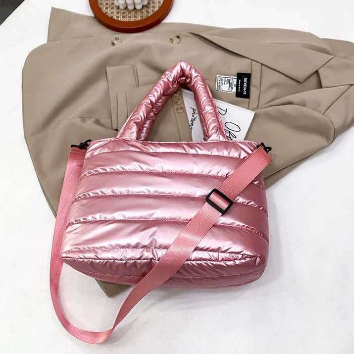 Tote Bag Cotton Nylon with Removable Strap