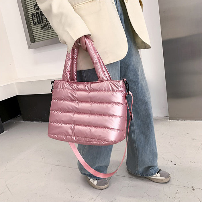 Tote Bag Cotton Nylon with Removable Strap