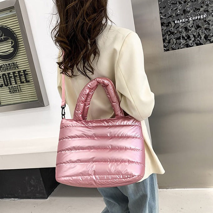 Tote Bag Cotton Nylon with Removable Strap
