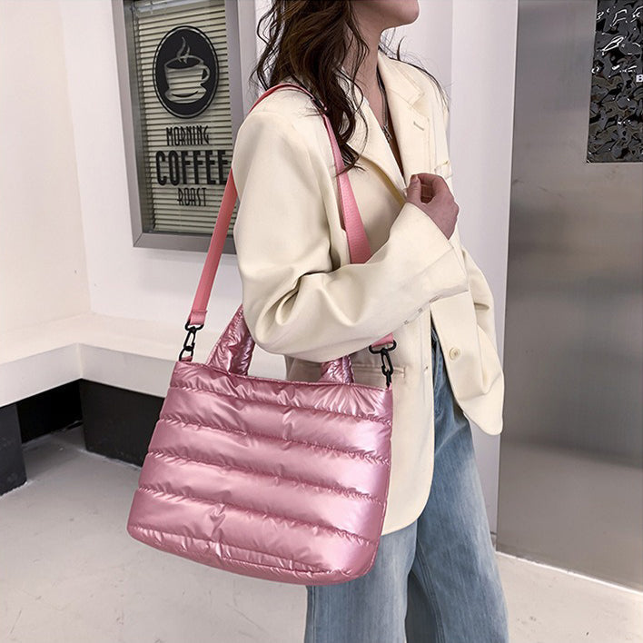 Tote Bag Cotton Nylon with Removable Strap