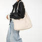 Tote Bag Padded Cotton Nylon with Zip and Wide Adjustable Strap