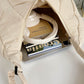 Tote Bag Padded Cotton Nylon with Zip and Wide Adjustable Strap