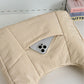 Tote Bag Padded Cotton Nylon with Zip and Wide Adjustable Strap