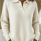 Cashmere-Feel Polo Jumper