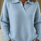 Cashmere-Feel Polo Jumper