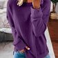 Side Slit Crewneck Sweatshirt