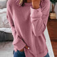 Side Slit Crewneck Sweatshirt