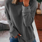 Side Slit Crewneck Sweatshirt