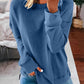 Side Slit Crewneck Sweatshirt