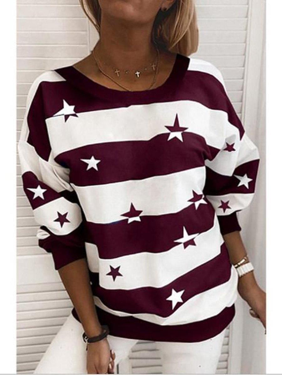 Star Stripe Sweatshirt
